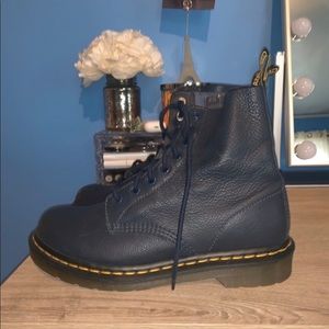 Navy Blue Dr. Martens Boots